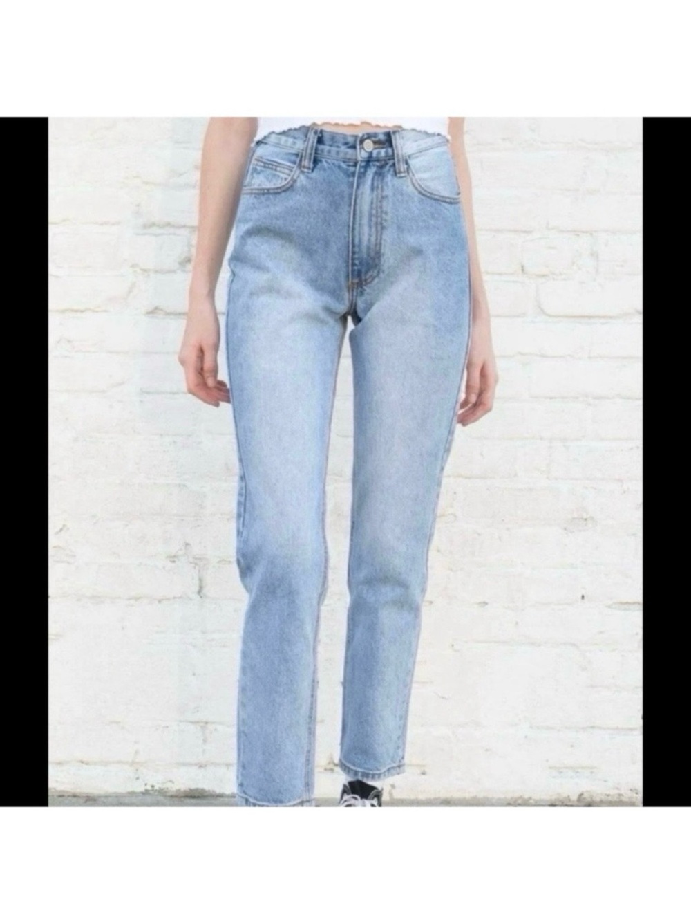 Brandy Melville classic Jane light wash jeans